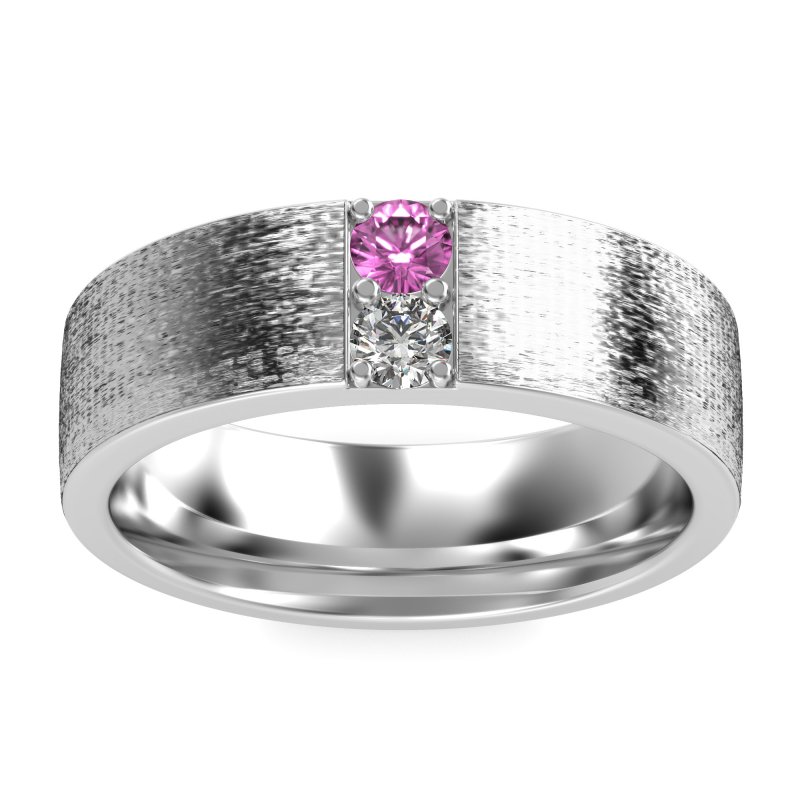 7mm Men's Brushstroke Band