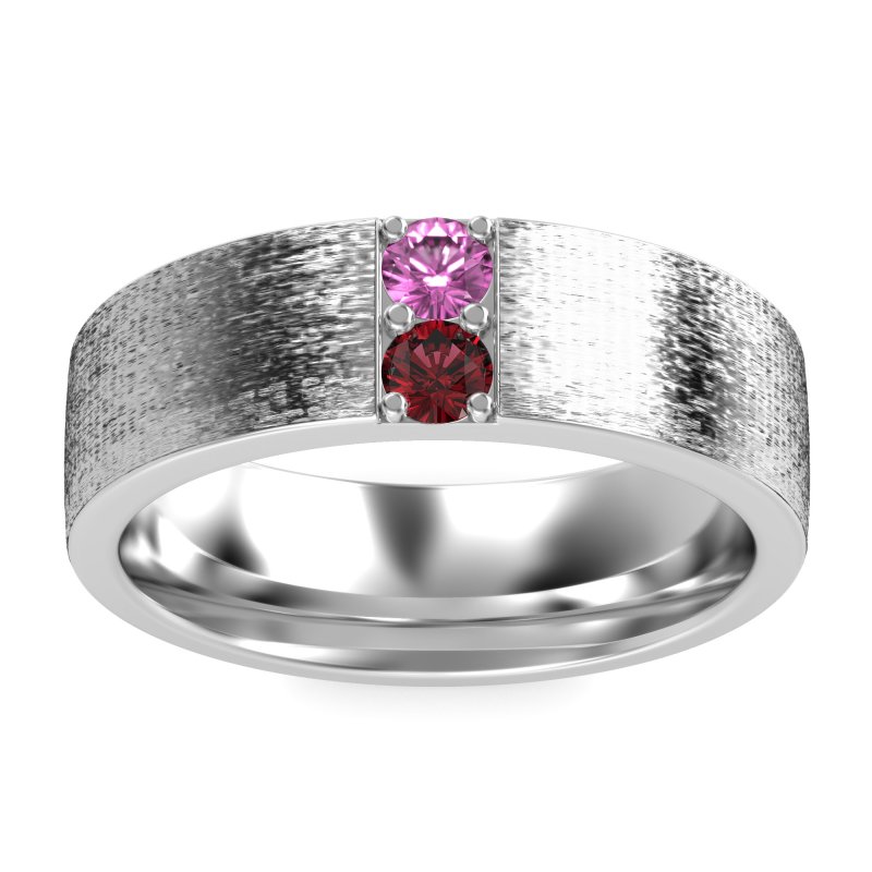 7mm Men's Brushstroke Band