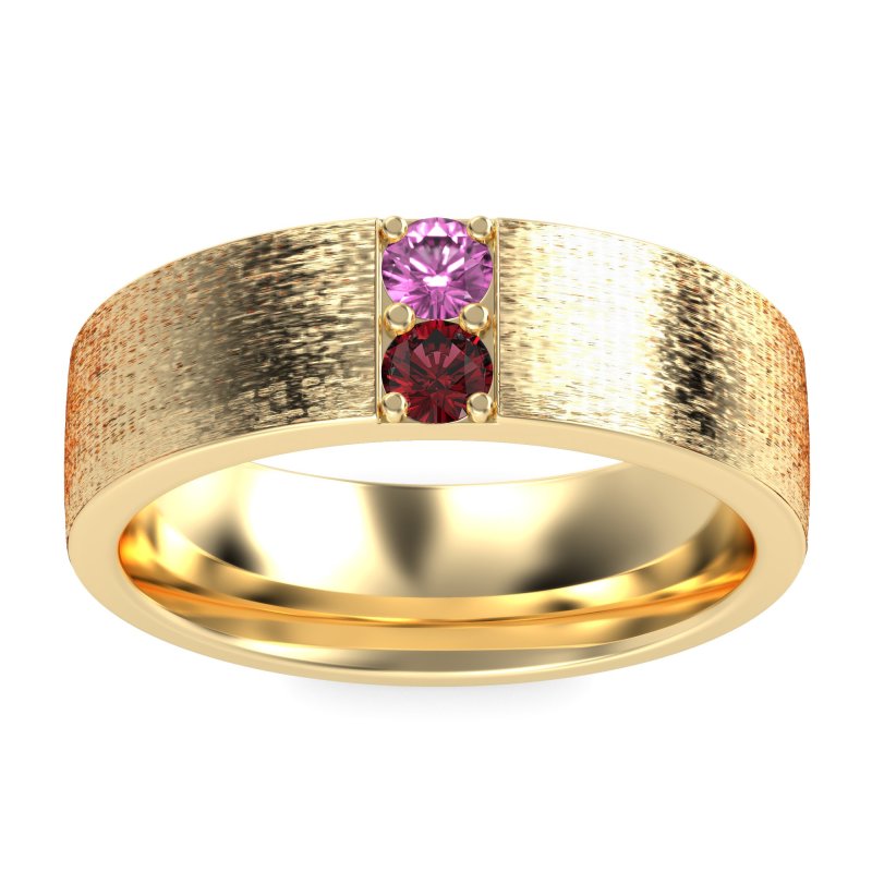 7mm Men's Brushstroke Band