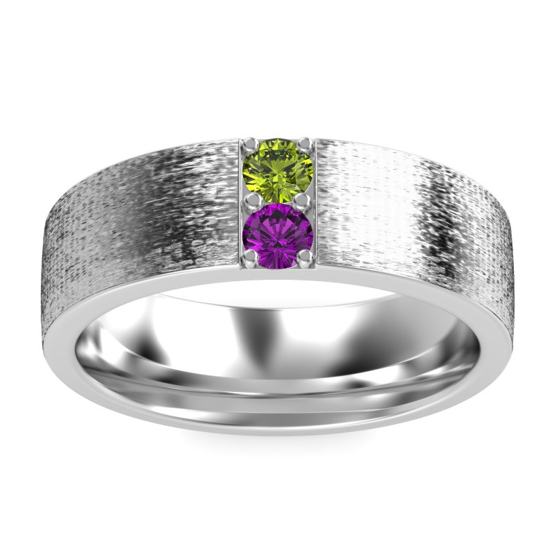 7mm Men's Brushstroke Band