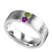 7mm Men's Brushstroke Band