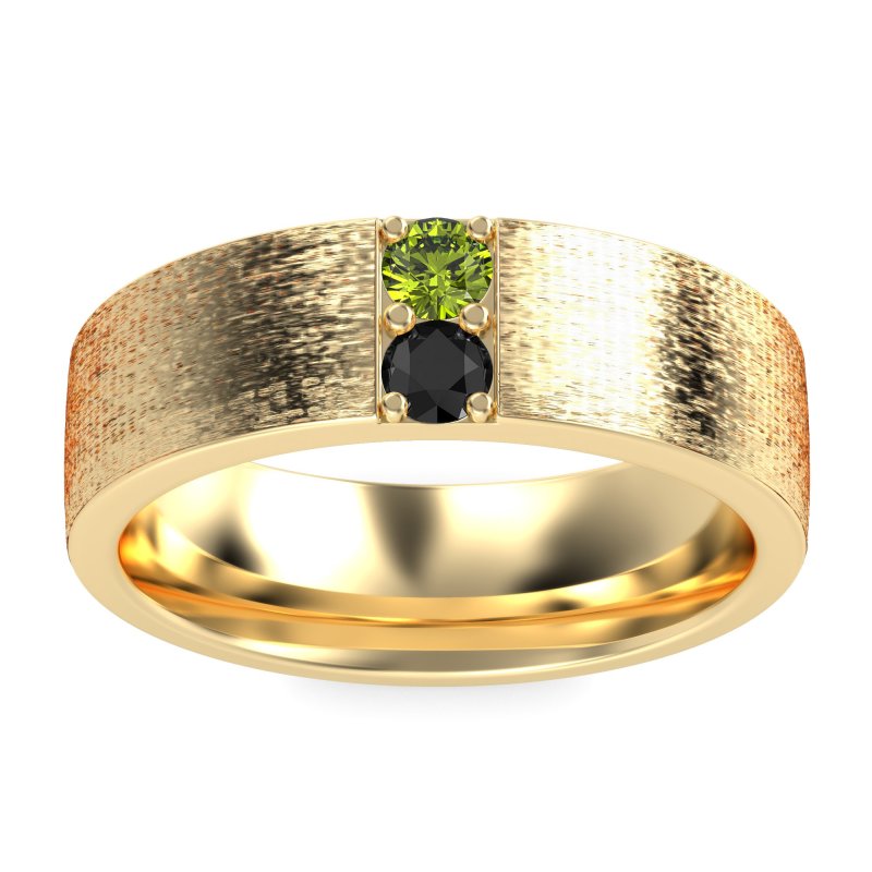 7mm Men's Brushstroke Band