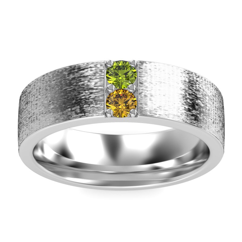 7mm Men's Brushstroke Band