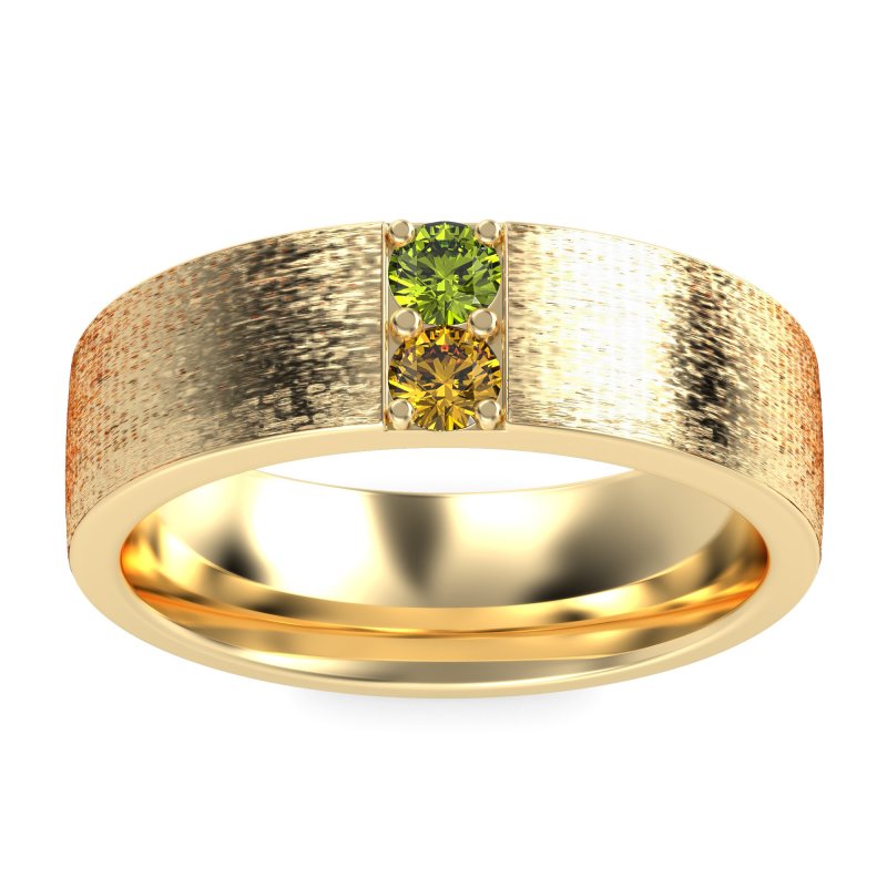 7mm Men's Brushstroke Band