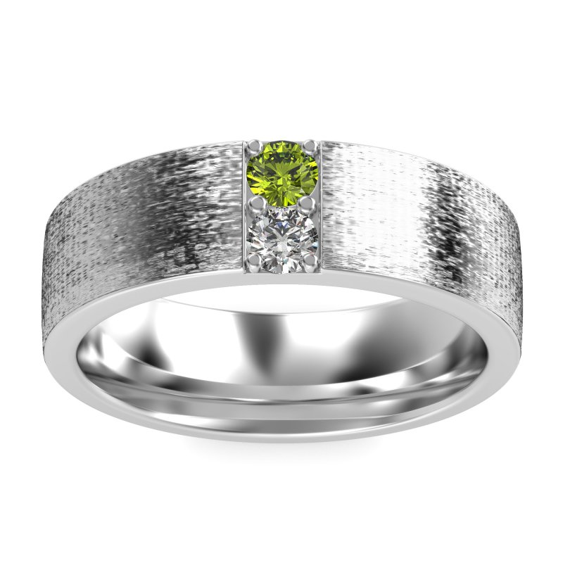 7mm Men's Brushstroke Band