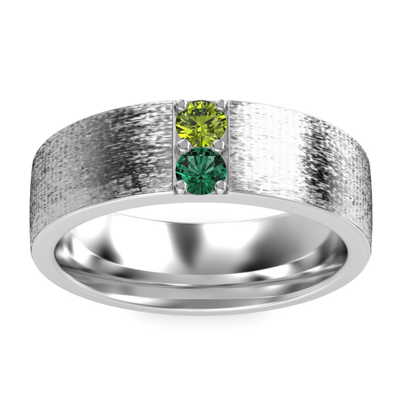 7mm Men's Brushstroke Band