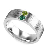 7mm Men's Brushstroke Band