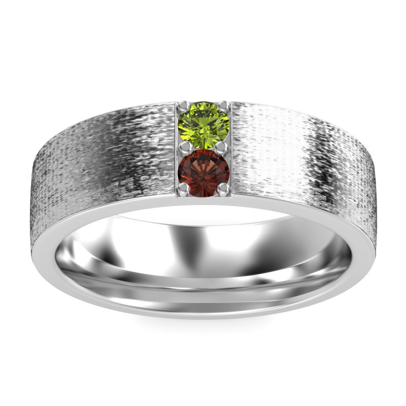 7mm Men's Brushstroke Band