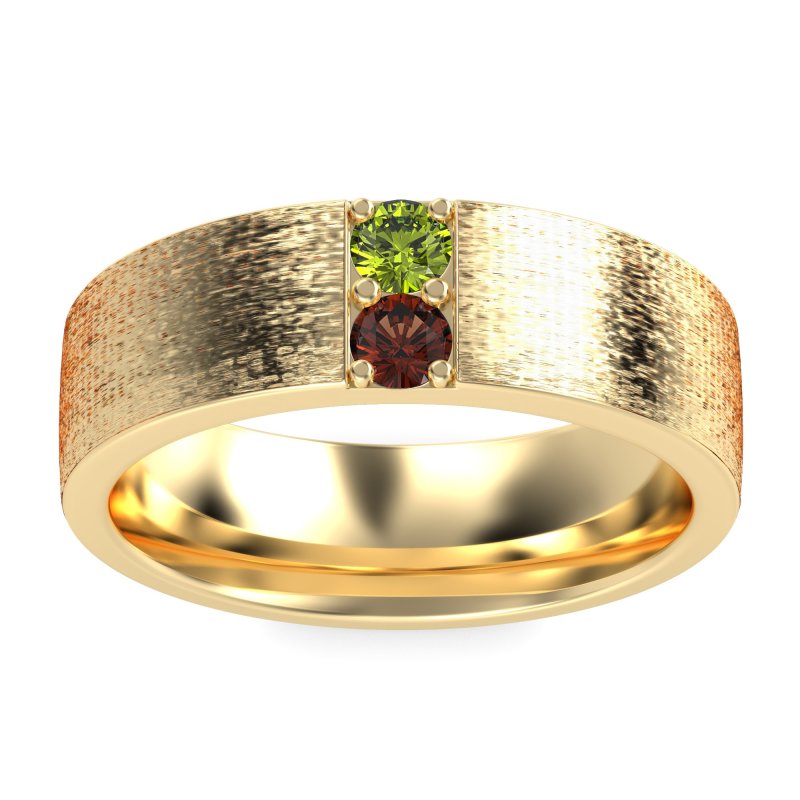 7mm Men's Brushstroke Band