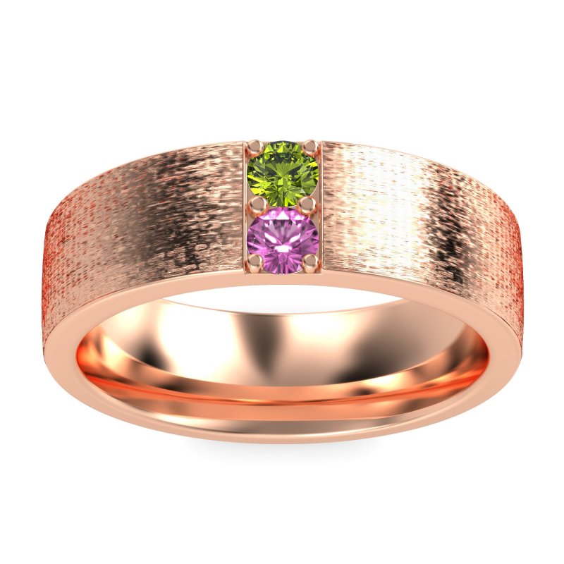 7mm Men's Brushstroke Band