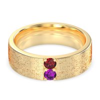 7mm Men's Brushstroke Band