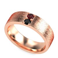 7mm Men's Brushstroke Band