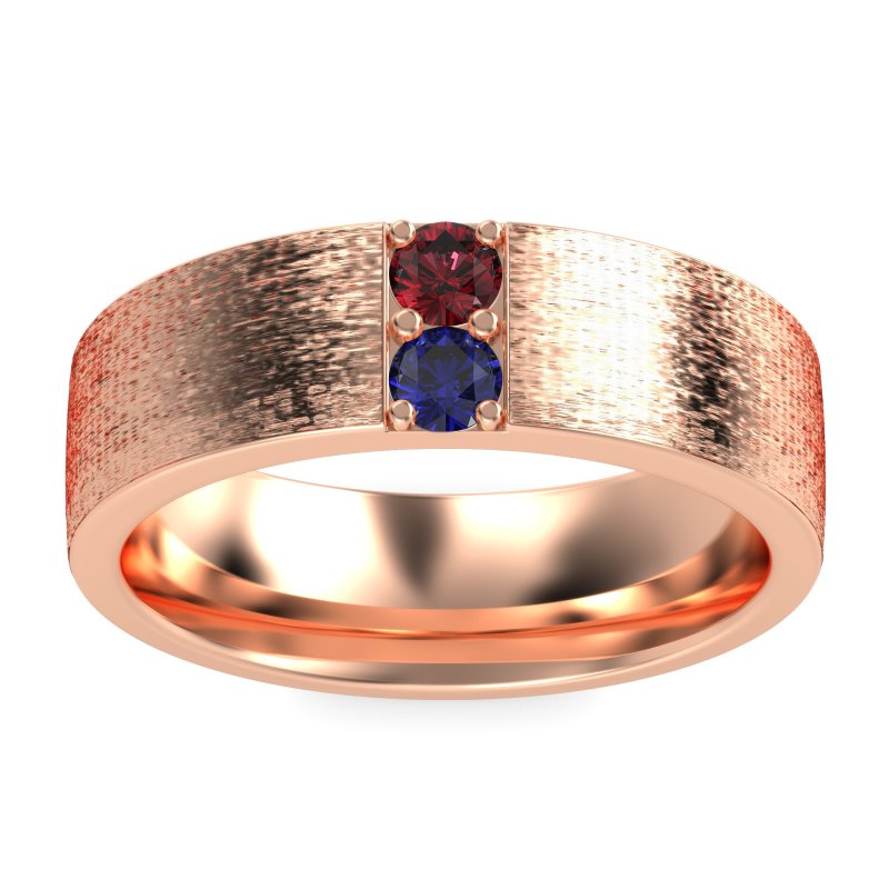 7mm Men's Brushstroke Band