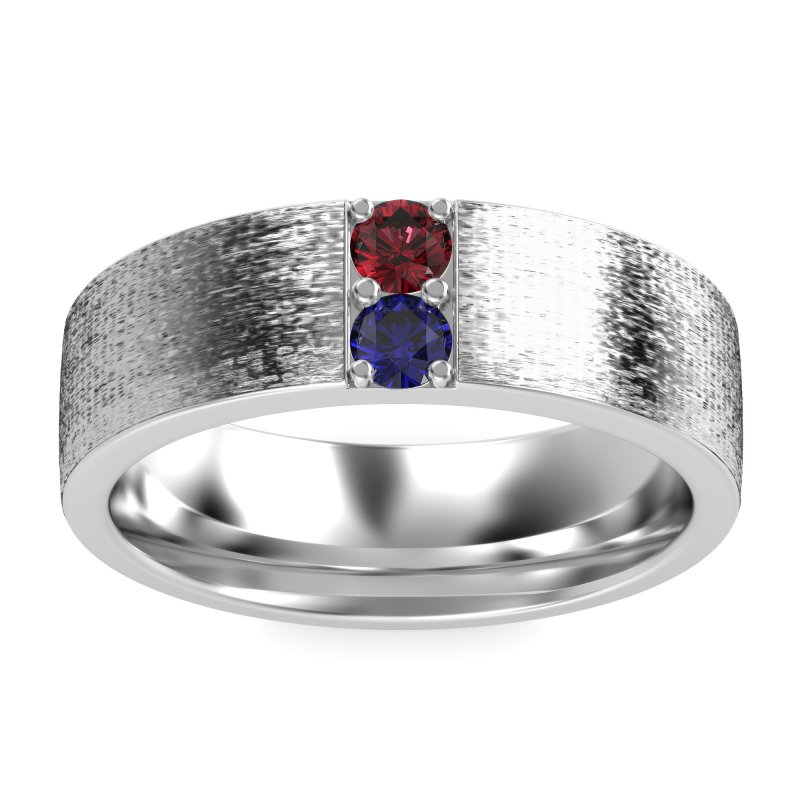 7mm Men's Brushstroke Band