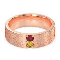 7mm Men's Brushstroke Band