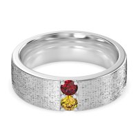 7mm Men's Brushstroke Band