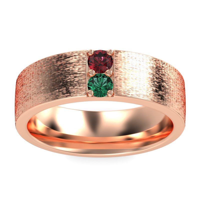 7mm Men's Brushstroke Band