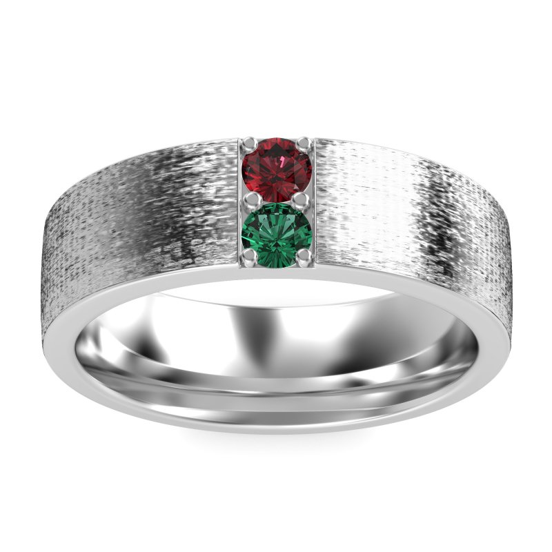 7mm Men's Brushstroke Band