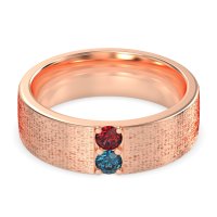 7mm Men's Brushstroke Band