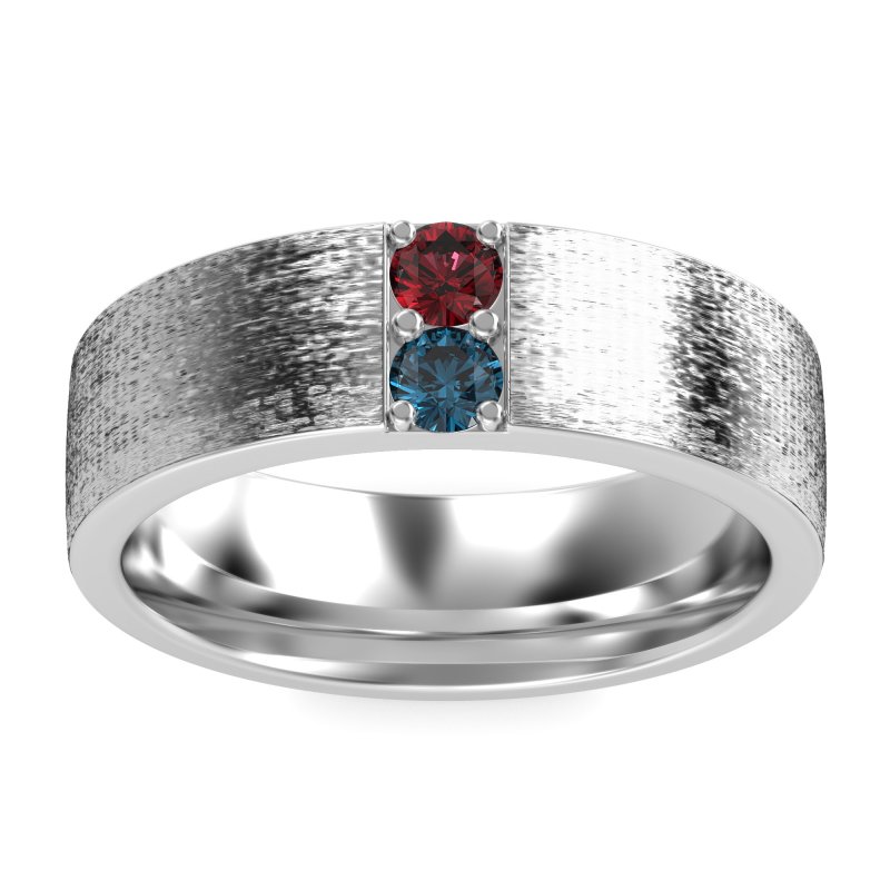 7mm Men's Brushstroke Band