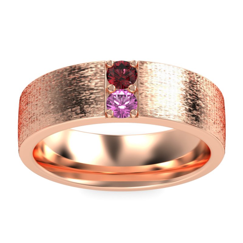 7mm Men's Brushstroke Band