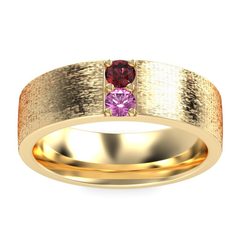 7mm Men's Brushstroke Band