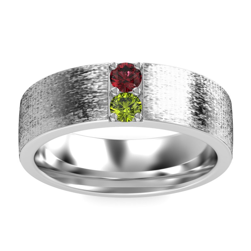 7mm Men's Brushstroke Band