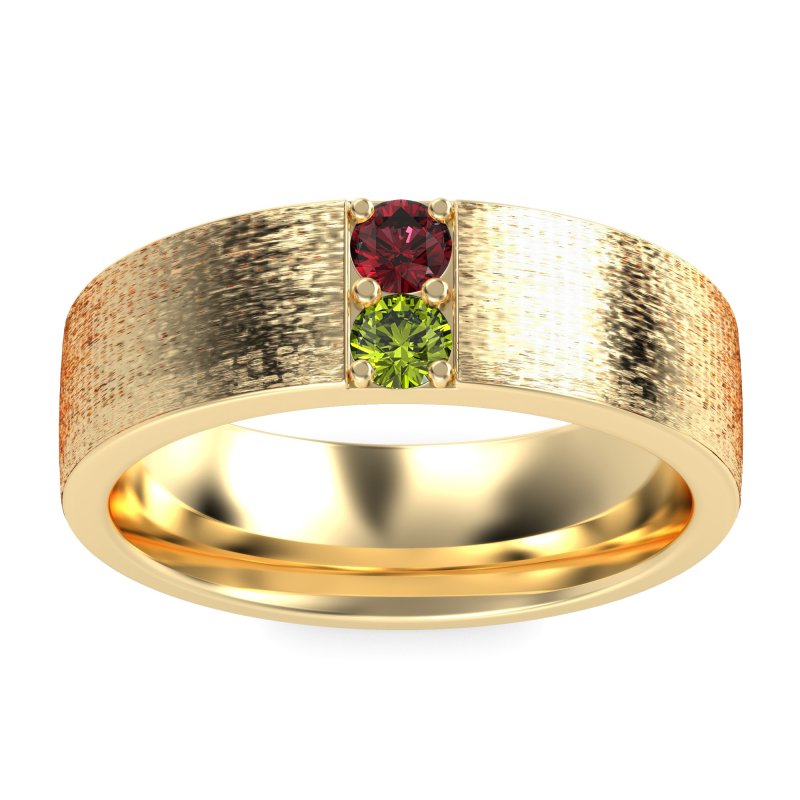 7mm Men's Brushstroke Band