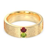 7mm Men's Brushstroke Band