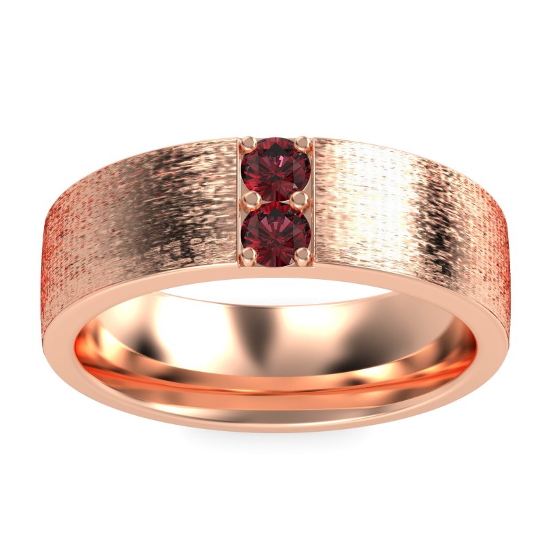 7mm Men's Brushstroke Band