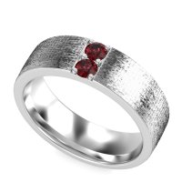 7mm Men's Brushstroke Band