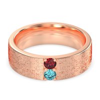 7mm Men's Brushstroke Band