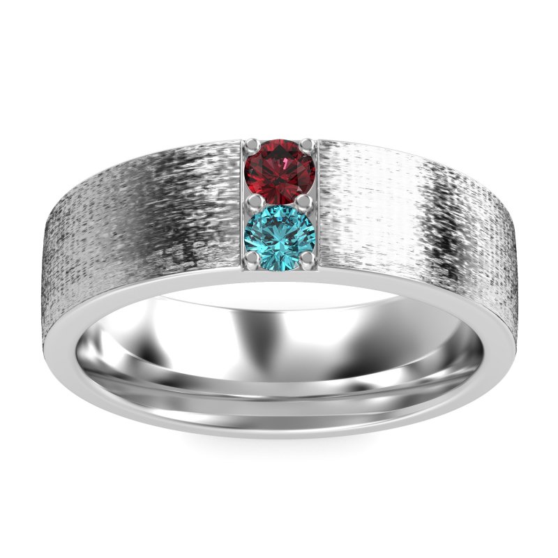 7mm Men's Brushstroke Band