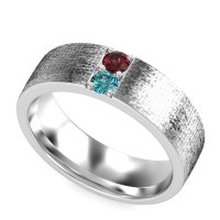 7mm Men's Brushstroke Band