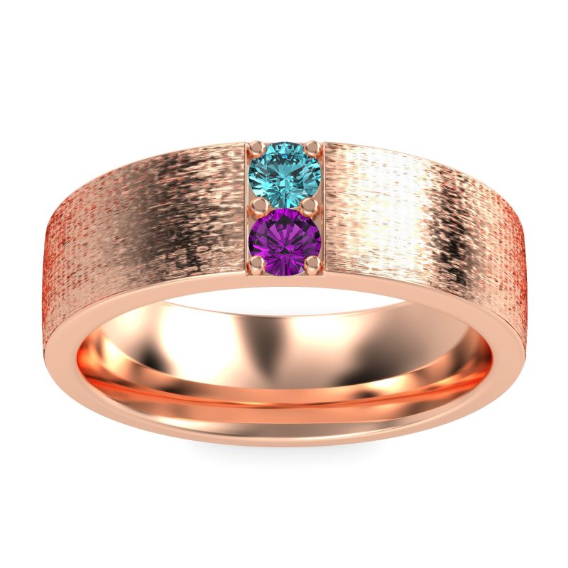 7mm Men's Brushstroke Band