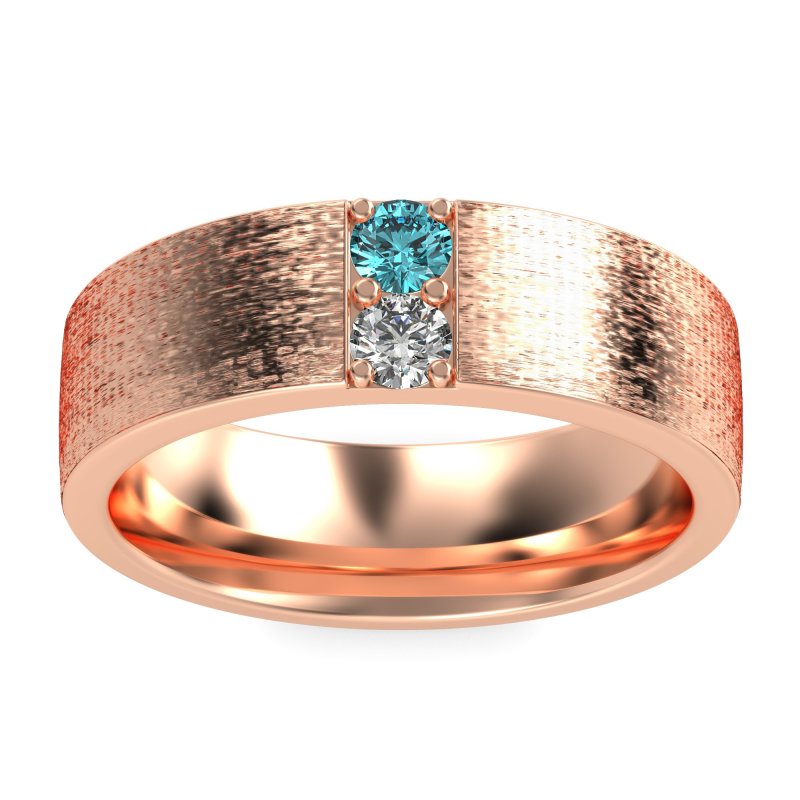 7mm Men's Brushstroke Band