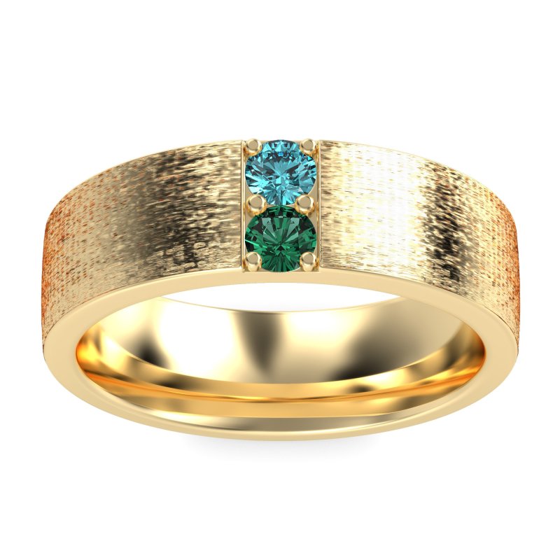 7mm Men's Brushstroke Band