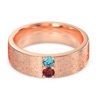 7mm Men's Brushstroke Band