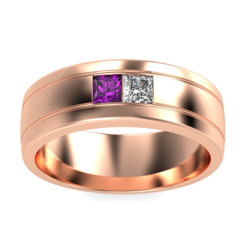 7.5mm Men's Modern Princess Band