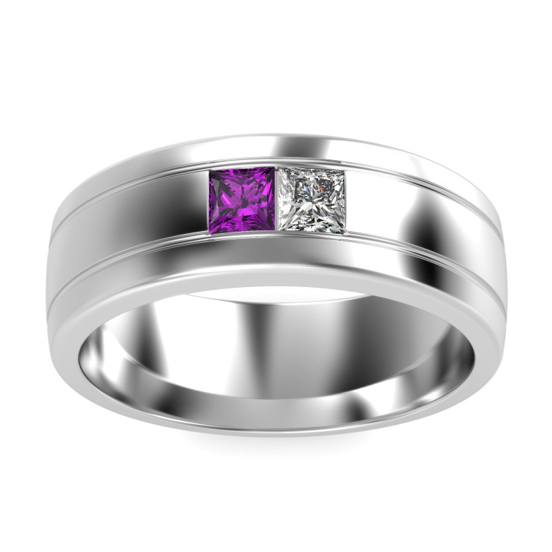 7.5mm Men's Modern Princess Band