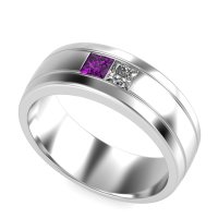 7.5mm Men's Modern Princess Band