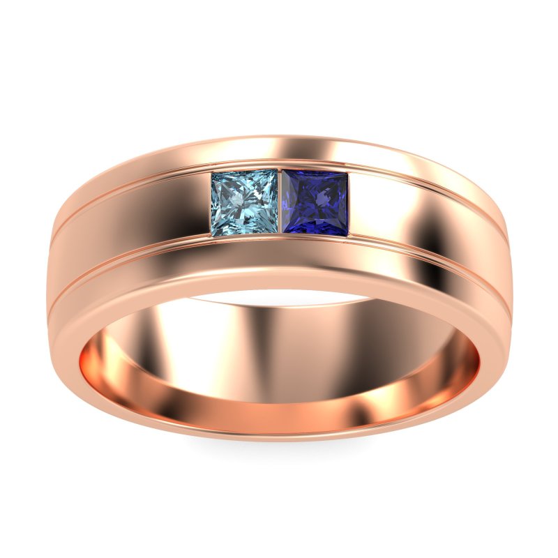 7.5mm Men's Modern Princess Band