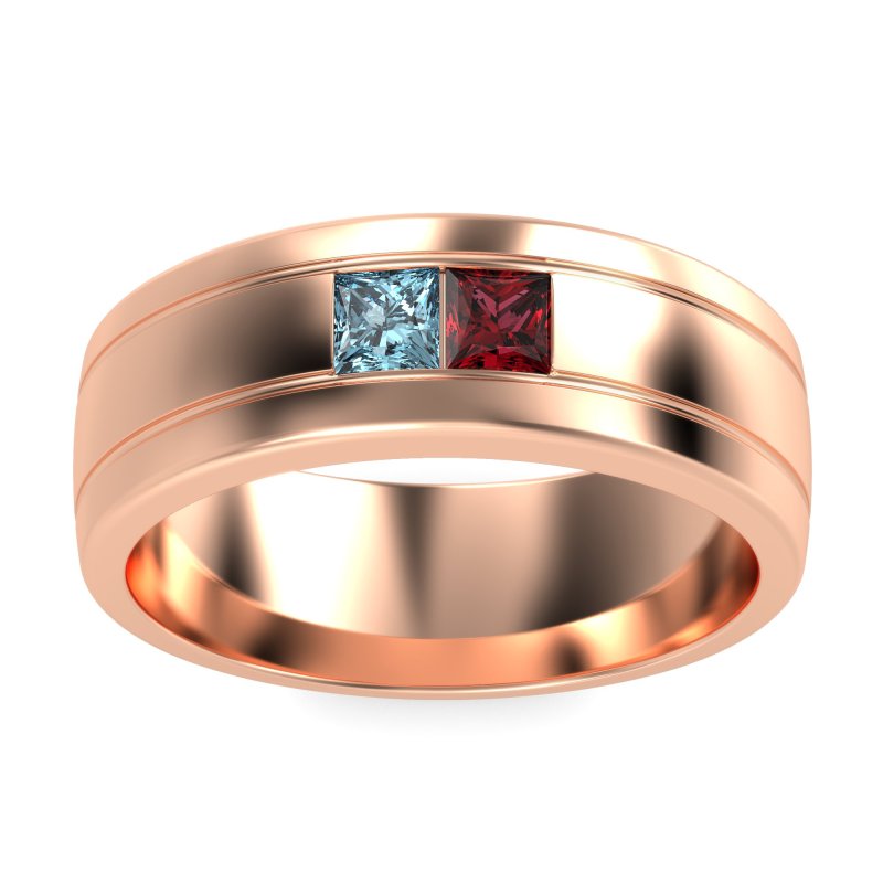 7.5mm Men's Modern Princess Band