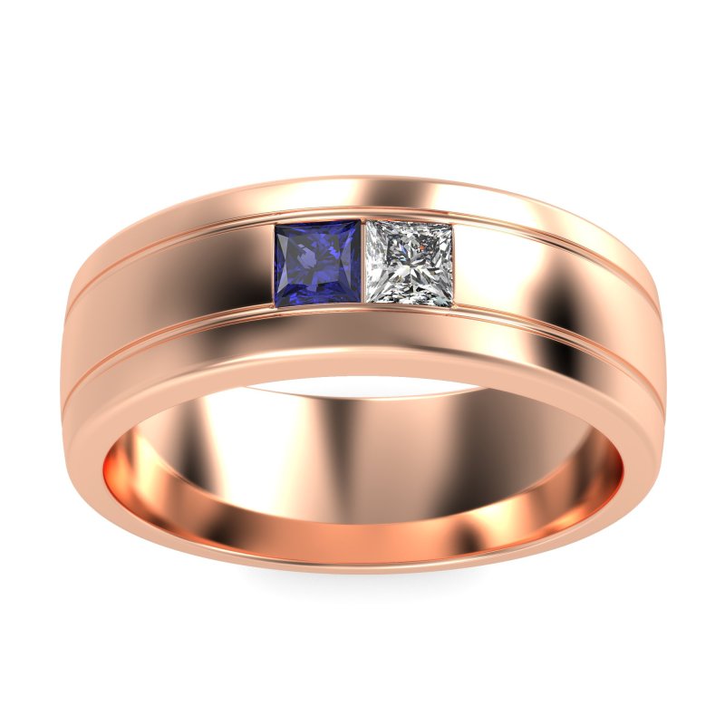 7.5mm Men's Modern Princess Band