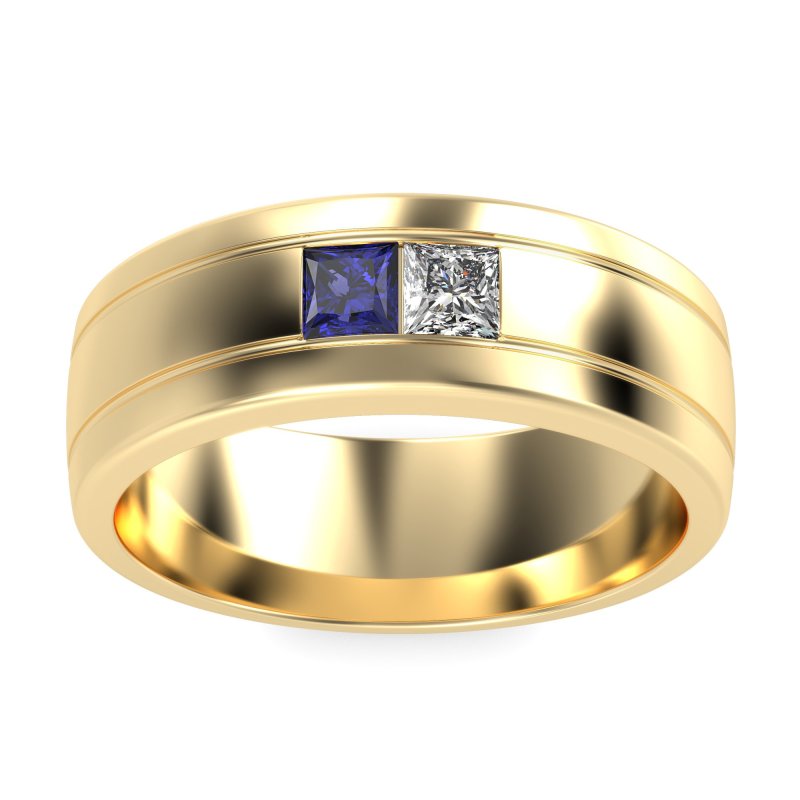 7.5mm Men's Modern Princess Band