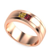 7.5mm Men's Modern Princess Band