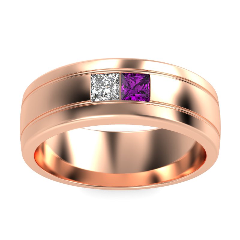 7.5mm Men's Modern Princess Band