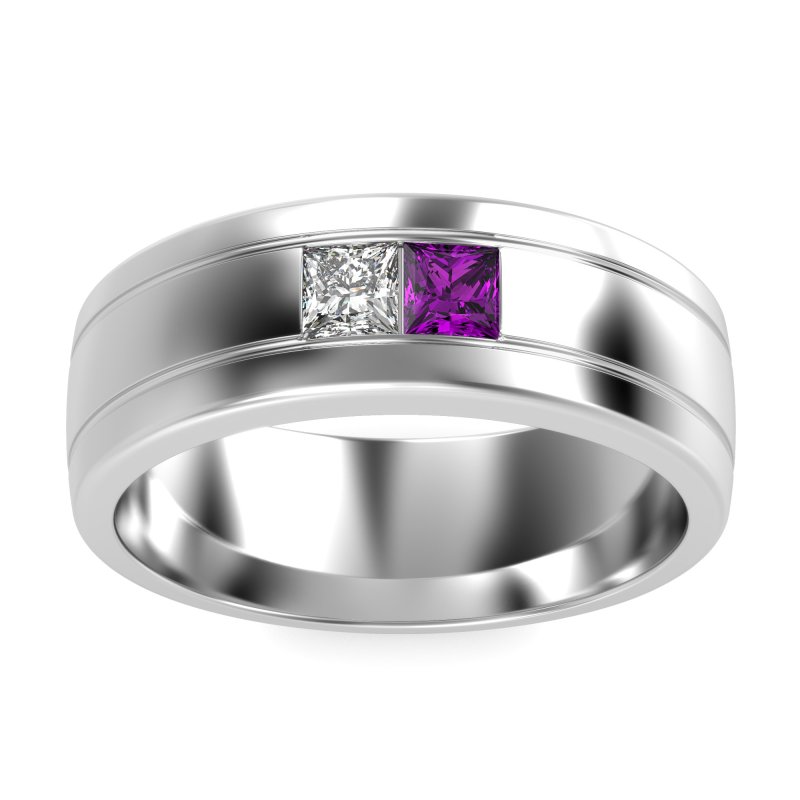 7.5mm Men's Modern Princess Band