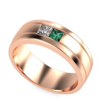 7.5mm Men's Modern Princess Band