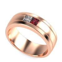 7.5mm Men's Modern Princess Band